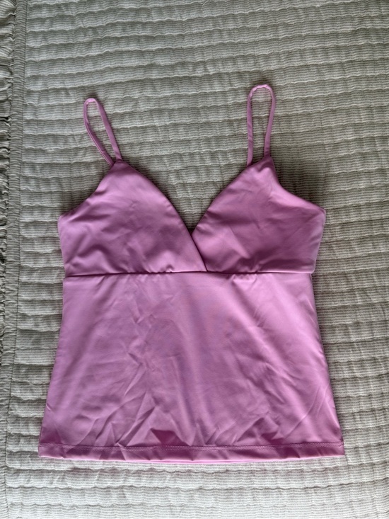 twik Tops - twik Pink Spaghetti Strap Cami